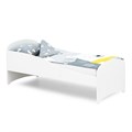 Кровать детская с бортиком Momal  Twin белый 03608