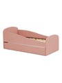 Кровать детская мягкая с бортиком и ящиком, 160х70, "Letmo" (велюр) 02069