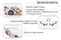Кровать машина детская с бортиком и ортопедическим основанием, 160х70 512